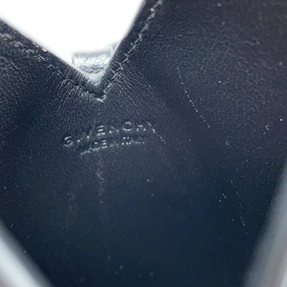 Givenchy Cutout Phone Holder Shoulder Bag Size Mini Leather Black - Picture 10 of 15